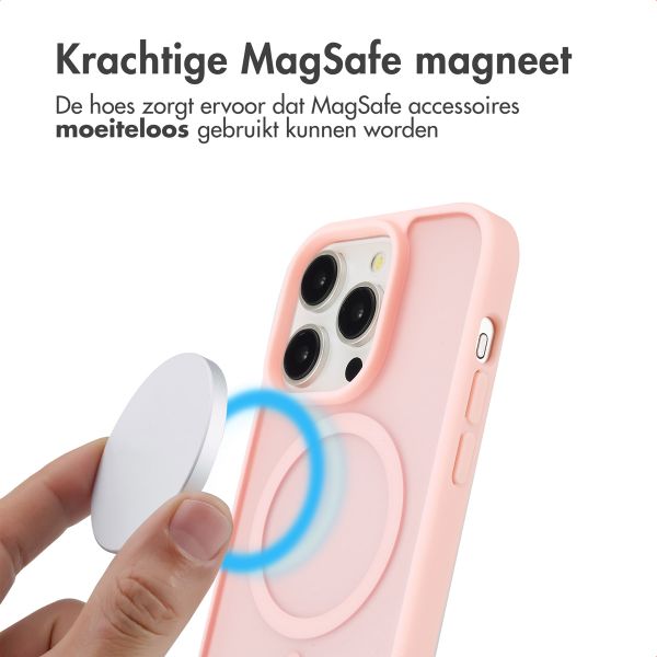 imoshion Color Guard Backcover met MagSafe iPhone 14 Pro - Lichtroze