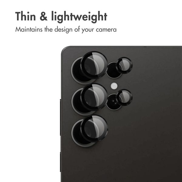 imoshion Camera Protector Glass 2-pack Samsung Galaxy S25 Ultra - Black