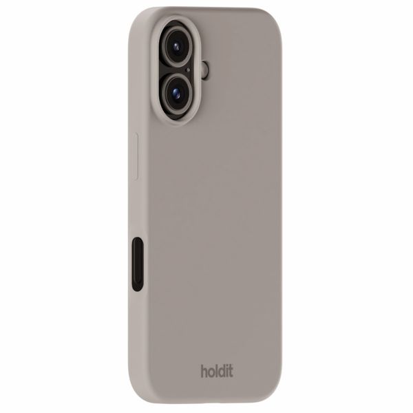 Holdit Silicone Case iPhone 16 - Taupe