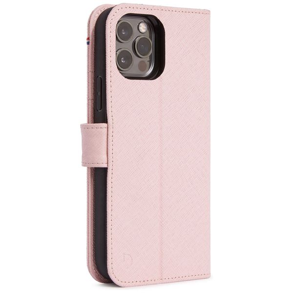 Decoded 2 in 1 Leather Detachable Wallet iPhone 12 (Pro) - Roze