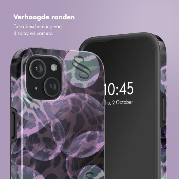 Selencia Vivid Backcover met MagSafe Apple iPhone 15 - Leo Bubble Green