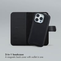 Selencia Olyn Detachable Bookcase with MagSafe Apple iPhone 16 Pro - Black