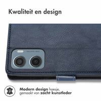 imoshion Luxe Bookcase Motorola Moto G05 / E15 - Donkerblauw