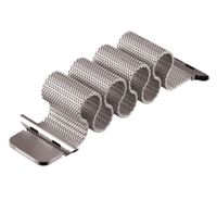 WiWu Milanese band Apple Watch Series 1 t/m 11 / SE / Ultra (44/45/46/49 mm) - Starlight