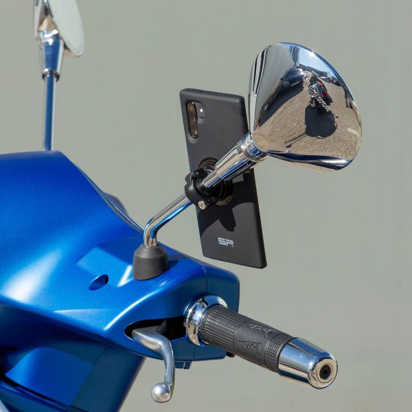 SP Connect Mirror Mount SPC+ - Telefoonhouder voor motor en scooter - Spiegel bevestiging - Zwart