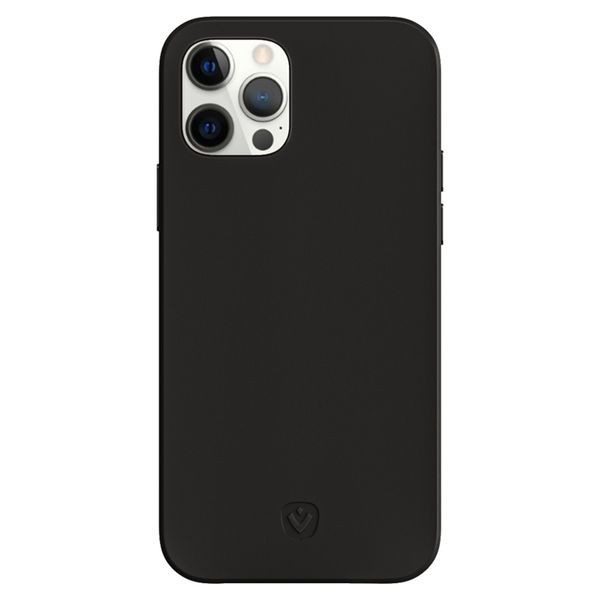 Valenta Luxe Leather Backcover iPhone 12 Pro Max - Zwart