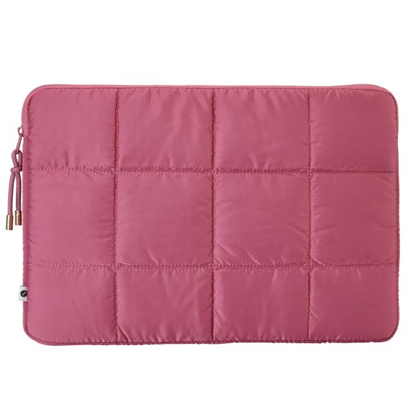 Selencia Puffy Laptop hoes 13-14 inch - Laptopsleeve - Magenta Fire