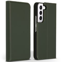 Accezz Premium Leather Slim Bookcase Samsung Galaxy S22 Plus - Groen