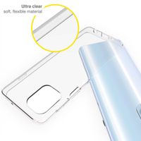 Accezz Clear Backcover Motorola Moto G100 - Transparant