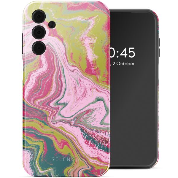 Selencia Vivid Tough Backcover Samsung Galaxy A15 (5G/4G) - Marble Pink