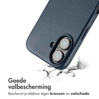 Accezz MagSafe Leather Backcover Apple iPhone 16 - Nightfall Blue