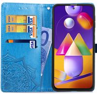 imoshion Mandala Bookcase Samsung Galaxy M31s - Turquoise