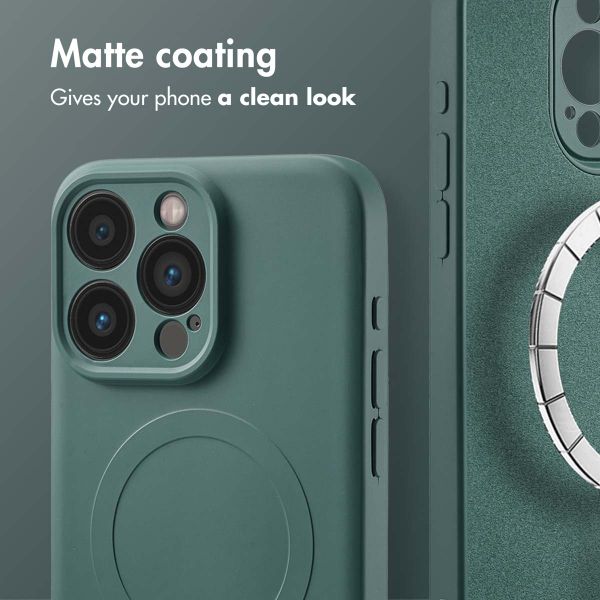 imoshion Colour Back Cover with MagSafe Apple iPhone 15 Pro Max - Dark Green