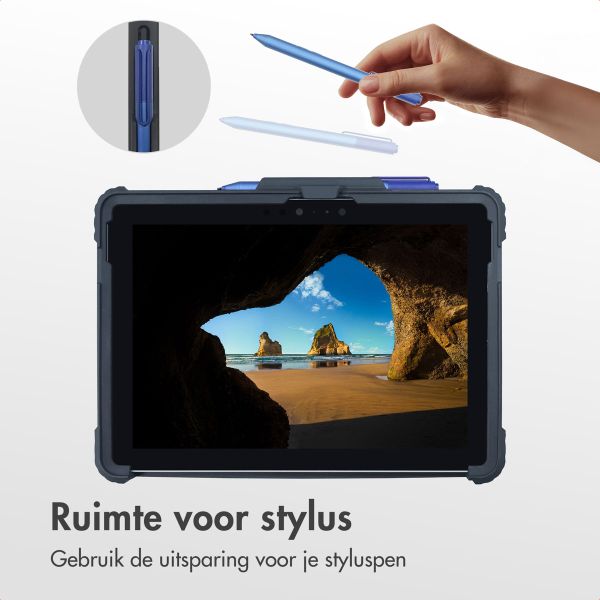Accezz Rugged case met stand Microsoft Surface Go / Go 2 / Go 3 / Go 4 - Zwart