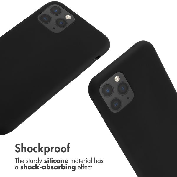 imoshion Silicone Case with Strap Apple iPhone 11 Pro - Black