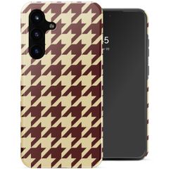 Selencia Vivid Backcover Samsung Galaxy S25 FE - Pied-de-Poule