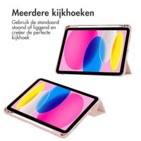 imoshion Trifold Hardcase Bookcase Apple iPad 11 (2025) 11 inch A16 / iPad 10 (2022) 10.9 inch - Roze