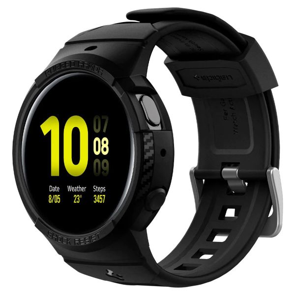 Spigen Rugged Armor™ Pro Case Samsung Galaxy Watch Active 2 - 44 mm - Black