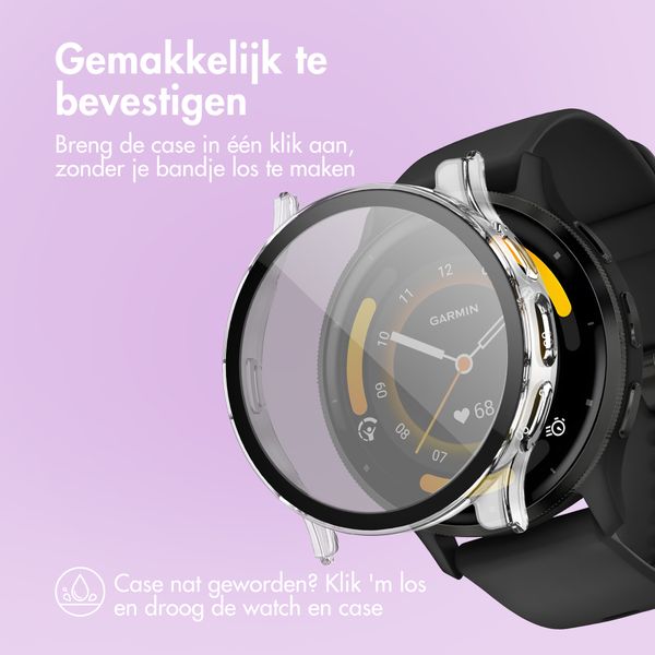 imoshion Full Cover Hardcase Garmin Venu 3 - Transparant
