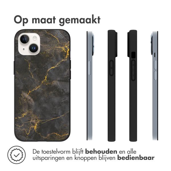 imoshion Design hoesje Apple iPhone 14 - Black Marble