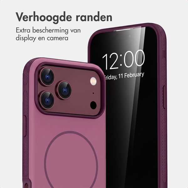 imoshion Color Backcover met Thin MagSafe Ring Apple iPhone 18 Pro Max / 17 Pro Max - Paars