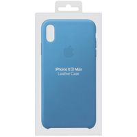 Apple Leather Backcover Apple iPhone Xs Max - Cod Blue