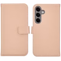 Selencia Echt Leren Bookcase Samsung Galaxy S25 Plus - Dusty Pink