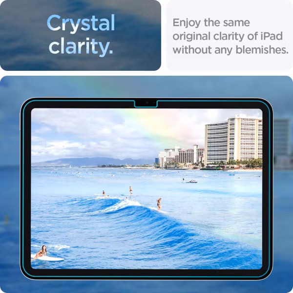 Spigen GLAStR EZ Fit Screenprotector + Applicator Apple iPad 11 (2025) 11 inch A16 / iPad 10 (2022) 10.9 inch