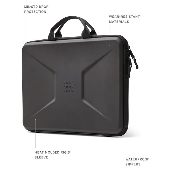 UAG Civilian Shock Laptop Hoes met Handvat 14 inch - Medium - Zwart