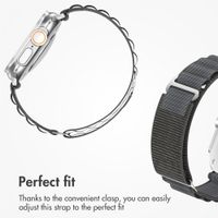 Accezz Nylon Alpine Band Apple Watch | 44/45/46/49 mm - Dark Grey
