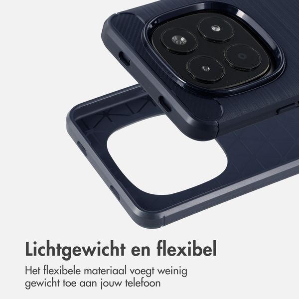 imoshion Brushed Backcover Xiaomi Redmi Note 15 Pro (4G) - Donkerblauw
