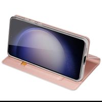 Dux Ducis Slim Softcase Bookcase Samsung Galaxy S24 Plus - Rosé Goud