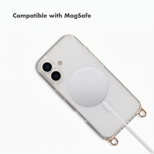 Selencia Rivièra MagSafe Back Cover with detachable hooks Apple iPhone 17 - Transparent