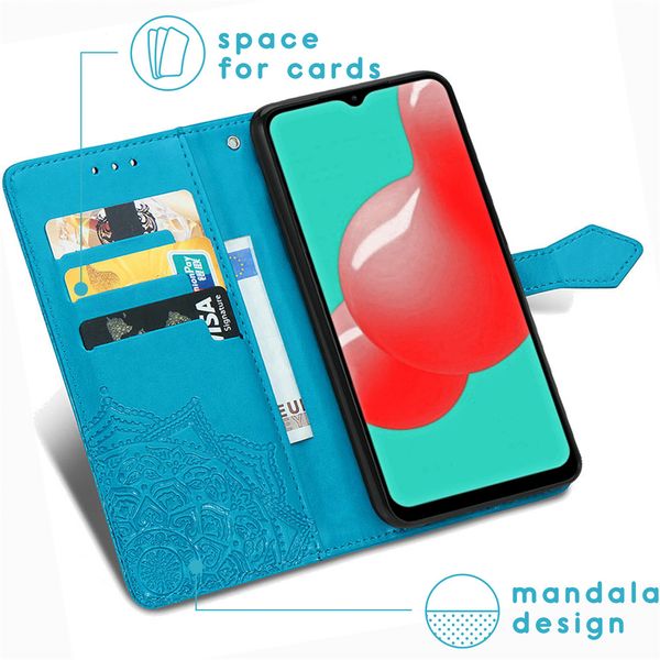 imoshion Mandala Bookcase Samsung Galaxy A32 (4G) - Turquoise