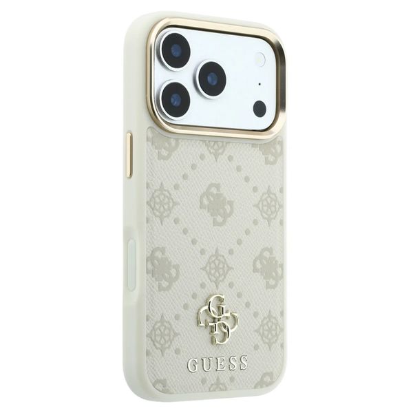 Guess 4G Metal Logo Backcover Apple iPhone 18 Pro Max / 17 Pro Max - Beige