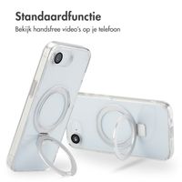 Accezz Ring Stand Backcover met MagSafe Apple iPhone 16e - Transparant