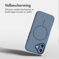 imoshion Color Backcover met Thin MagSafe Ring Apple iPhone 16 - Donkerblauw