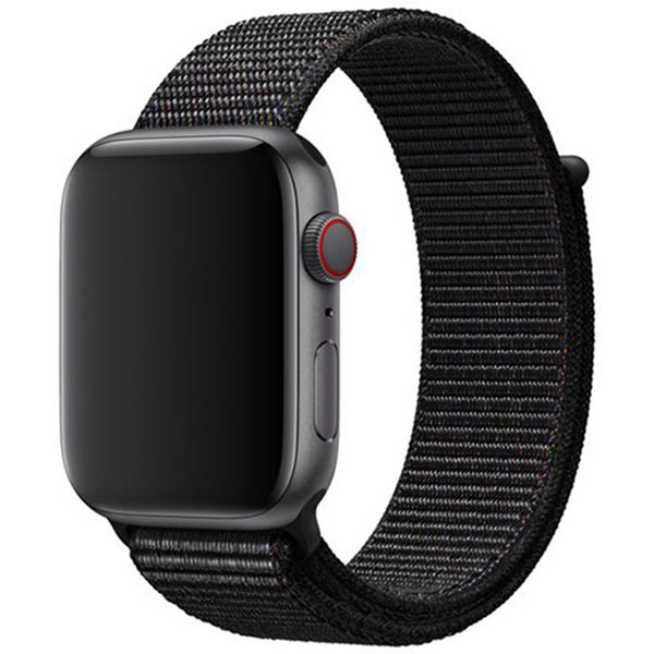 Apple Sport Loop Band Apple Watch Series 1-10 / SE / Ultra (2) - 42/44/45/46/49 mm -Zwart