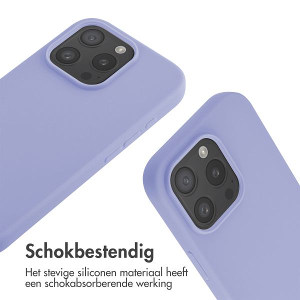 imoshion Siliconen hoesje met koord iPhone 16 Pro - Paars