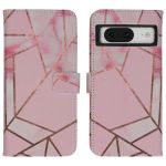 imoshion Design Softcase Bookcase Google Pixel 8 Pro - Pink Graphic