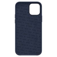 Valenta Luxe Leather Backcover iPhone 12 Pro Max - Donkerblauw