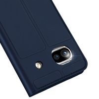 Dux Ducis Slim Softcase Bookcase Google Pixel 7a - Donkerblauw