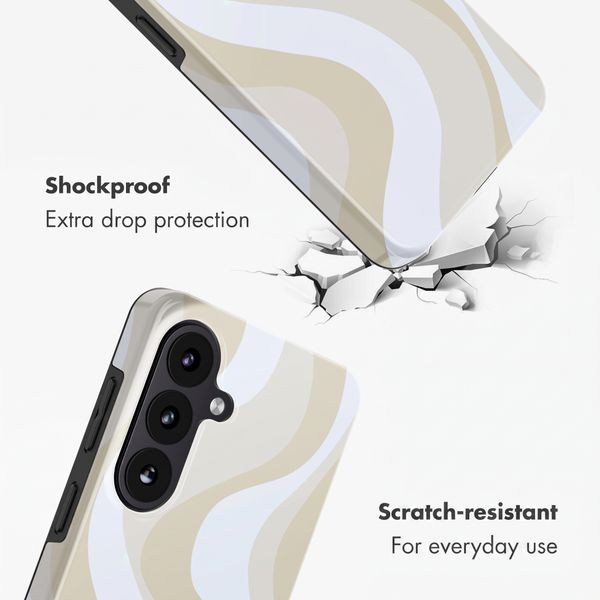 Selencia Vivid Case with MagSafe Samsung Galaxy S26 FE - Desert Waves Beige