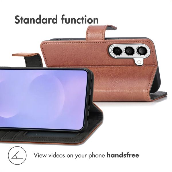 imoshion Luxury Bookcase Samsung Galaxy S26 - Brown