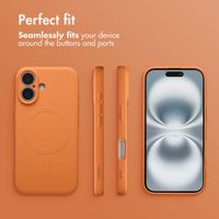 imoshion Colour Back Cover with MagSafe Apple iPhone 16 - Orange