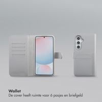 Selencia Olyn Uitneembare Bookcase met MagSafe Samsung Galaxy S24 FE - Grijs
