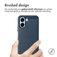 imoshion Brushed Backcover Oppo A6x (4G/5G) - Donkerblauw