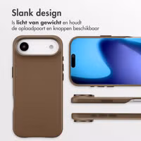 Accezz MagSafe Leather Backcover Apple iPhone Air - Coffee Brown