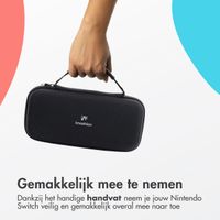 imoshion Nintendo Switch 2 Case met ritsvak - Hoes Nintendo Switch 2 / Switch (OLED) met handvat - Zwart