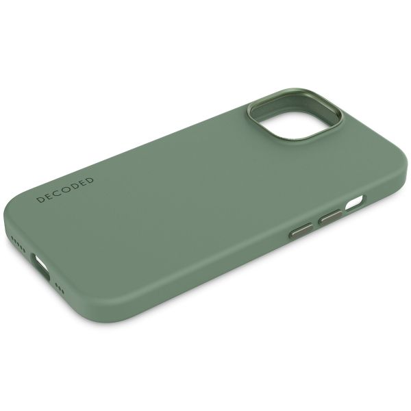 Decoded Silicone Backcover MagSafe iPhone 15 - Groen